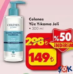 CELENES YÜZ YIKAMA JELİ 200 ML